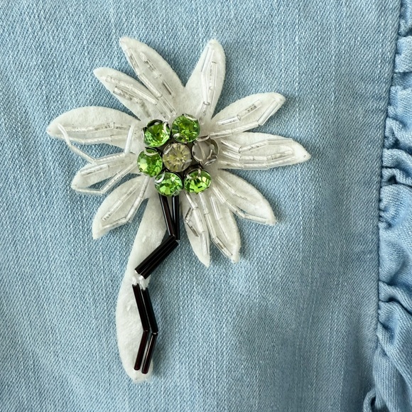 Lola + The Boys Denim Kids Dress - Picture 3 of 5